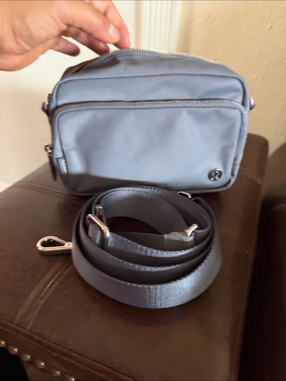 lululemon athletica Slate Gray Toiletry everywhere Crossbody bag 2L
